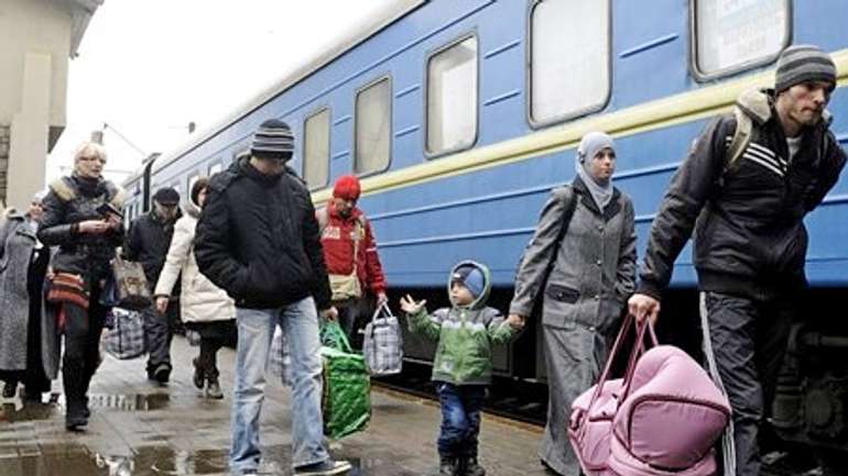На Полтавщину активно приїжджають біженці зі сходу України