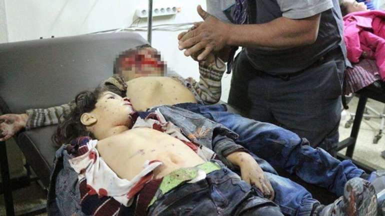 Чуркін заявив в ООН, що сирійських дітей присипають пилом, щоб видати їх за жертв бомбардування