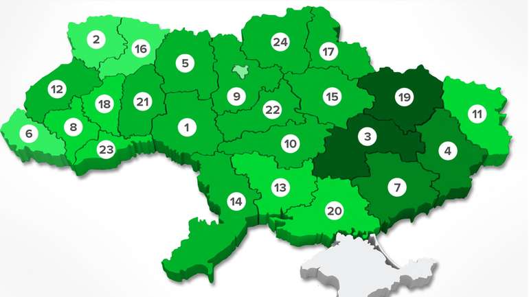 Полтавщина п’ята за швидкістю зменшення населення в Україні