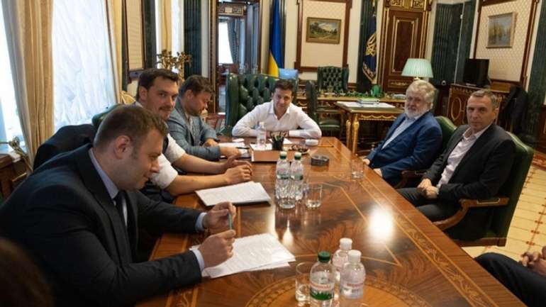 В Офісі президента засекретили зміст розмови Коломойського з Зеленським та представниками уряду