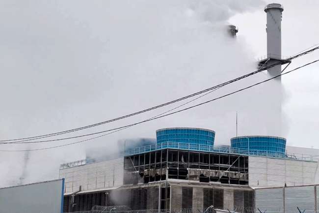 На росії загорілась ТЕЦ, яка забезпечує теплом 1,5 млн жителів Москви