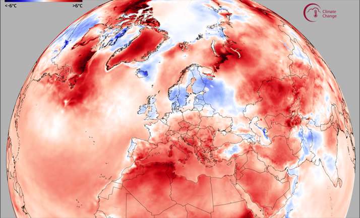 Планета Земля нагрілася на небезпечні 2°C
