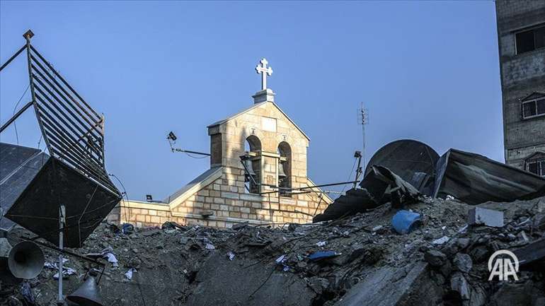 Християни Ґази моляться за мир