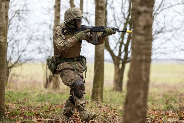 Австралійські інструктори навчають піхотної тактики українських військових у Британії_5