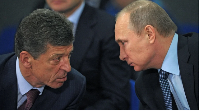 Російський президент володимир путін та заступник керівника Адміністрації президента рф Дмитро Козак.