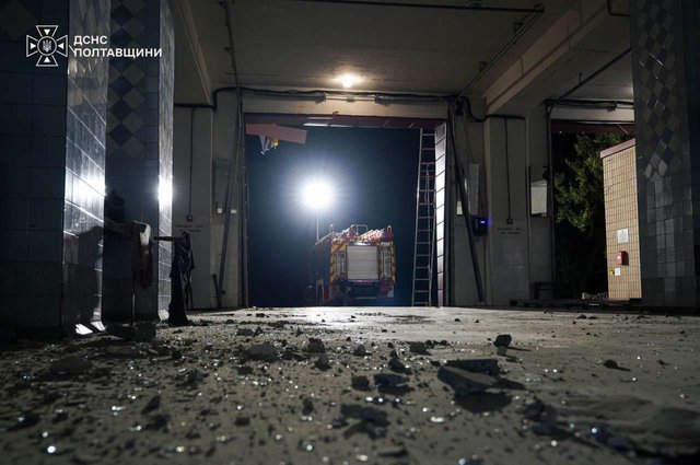 рф атакувала Полтавщину: під ударом опинилися чотири АЗС і пожежна частина_5