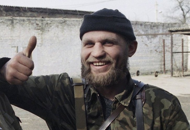 Олександр Музичко (Сашко Білий) під час війни у Чечні Олександр Музичко (Сашко Білий) під час війни у Чечні
