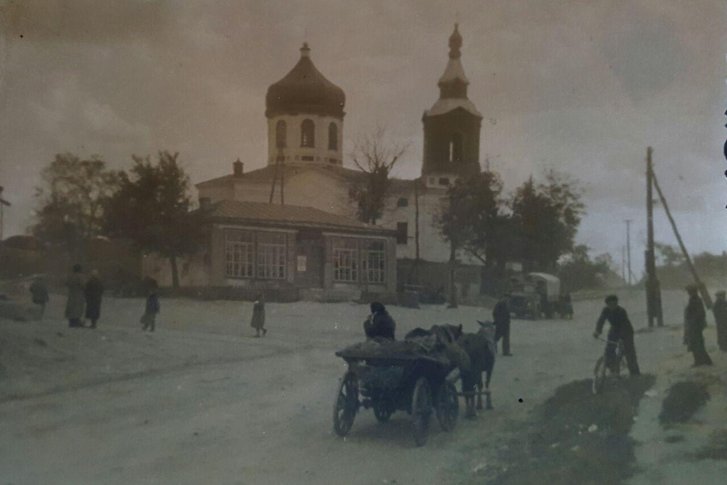 Успенська церква Рашівки. Рік — між 1963 і 1970 Успенська церква Рашівки. Рік — між 1963 і 1970