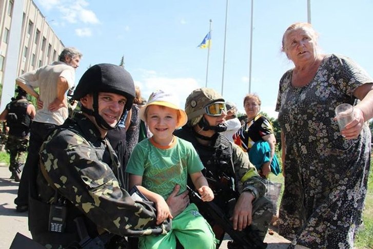 Визволений Слов'янськ (4 липня 2014 року) Визволений Слов'янськ (4 липня 2014 року)