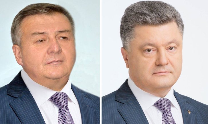 Віктор Лисенко і Петро Порошенко