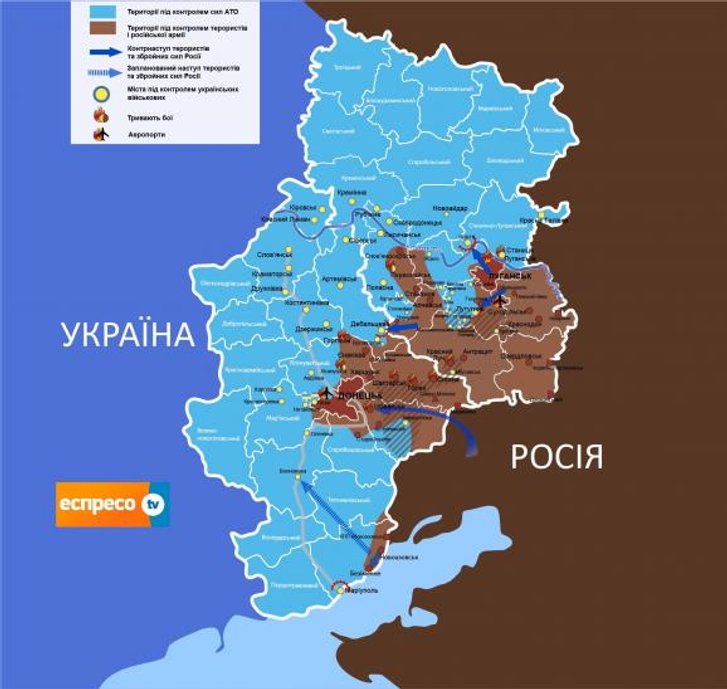 Ситуація на Сході України у ніч проти 25.08.2014 р. Ситуація на Сході України у ніч проти 25.08.2014 р.