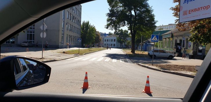 Зеленський у Полтаві спричинив затор_1