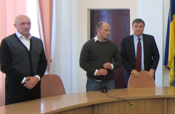 Арсен Аваков та Валерій Головко Арсен Аваков та Валерій Головко