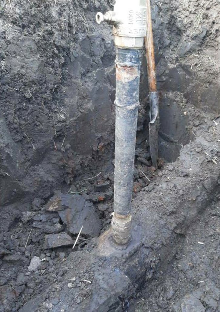 Чергова врізка у трубу з газоконденсатом у Полтавському районі Чергова врізка у трубу з газоконденсатом у Полтавському районі