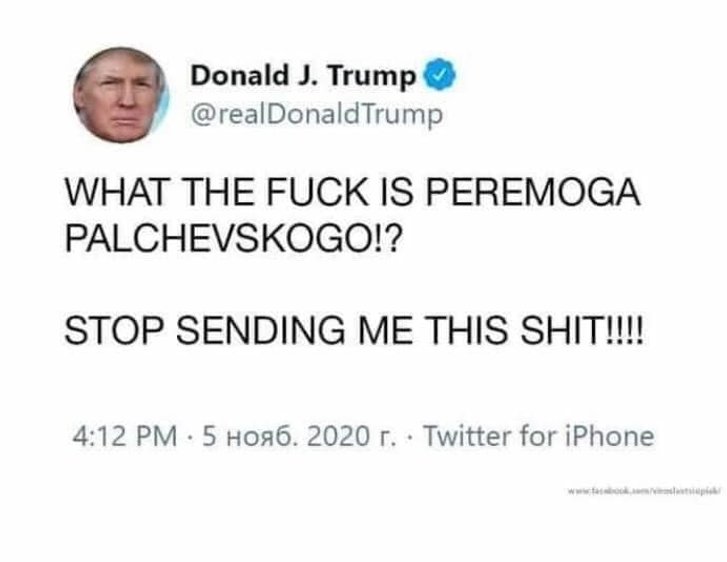 Трамп незадоволений перемогою Пальчевського_1