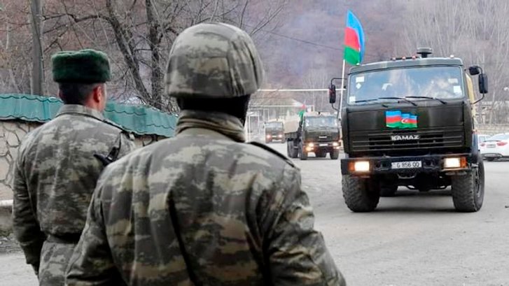 Азербайджанські війська увійшли у звільнене від окупантів місто Лачин_2