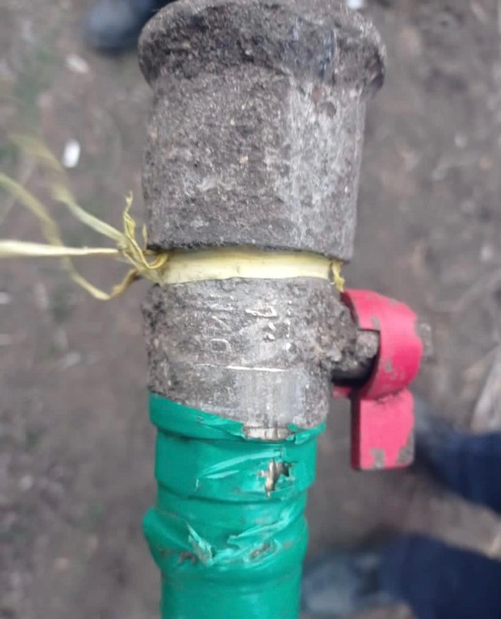 Незаконна врізка в газопровід Незаконна врізка в газопровід