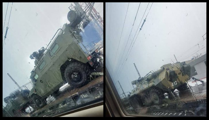 Мешканці РФ поширюють у соцмережах світлини з російською воєнною технікою, що нібито рухається у бік України Мешканці РФ поширюють у соцмережах світлини з російською воєнною технікою, що нібито рухається у бік України
