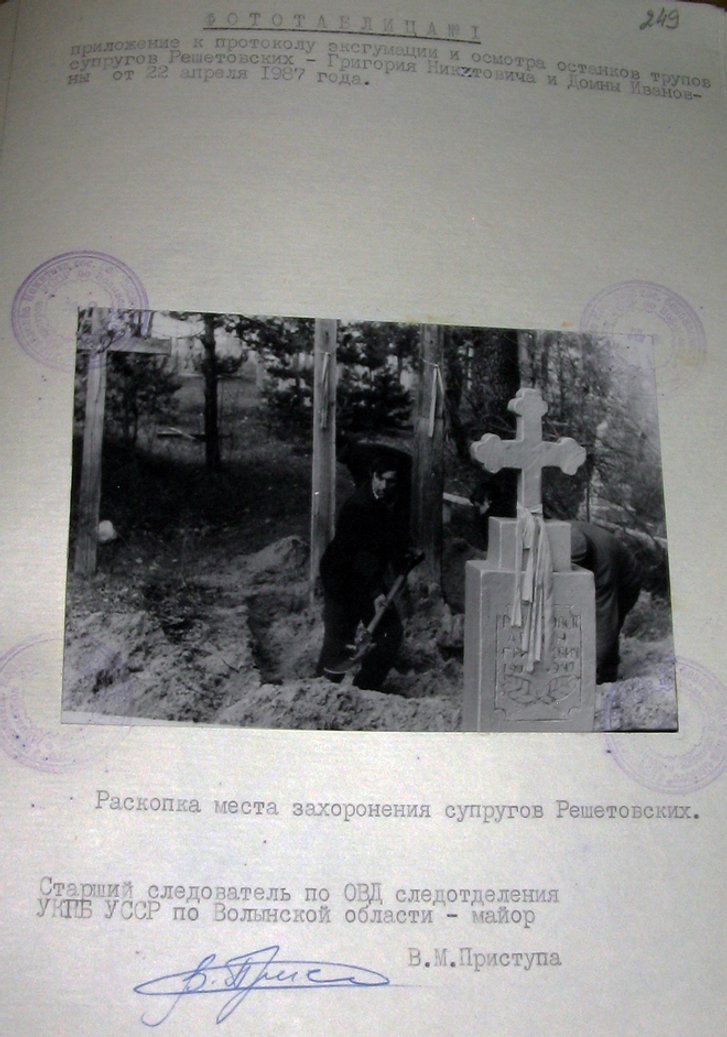 Розкоп могили Решетовських Розкоп могили Решетовських