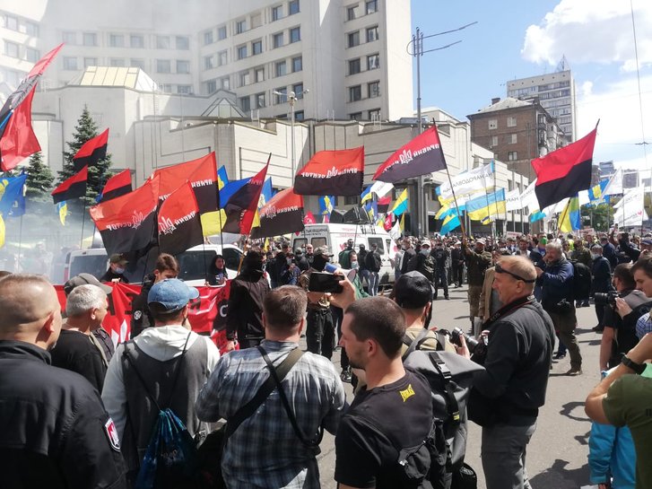 Акція протесту проти продажу землі Акція протесту проти продажу землі