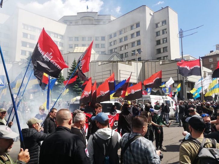 Акція протесту проти продажу землі Акція протесту проти продажу землі