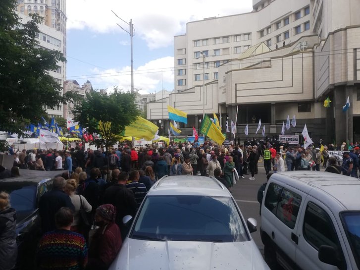 Акція протесту проти продажу землі Акція протесту проти продажу землі