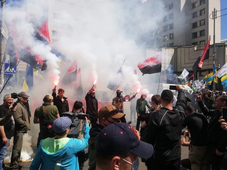 Акція протесту проти продажу землі Акція протесту проти продажу землі