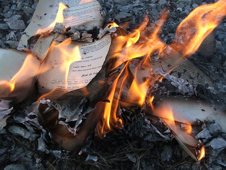 Спалені дитячі книги у провінції Онтаріо (наші дні) Спалені дитячі книги у провінції Онтаріо (наші дні)