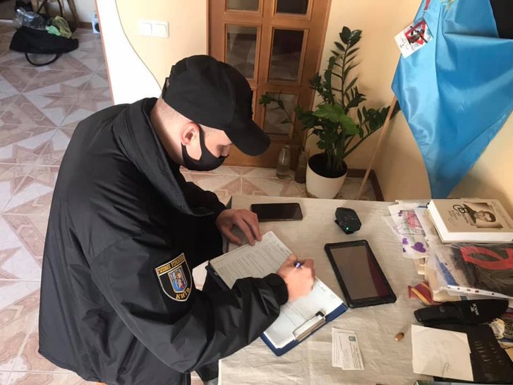 За акцію зі спалення опудала «ВагнерГейта» та «зЕ#уйла» на політв'язня Кремля Балуха склали протокол_1