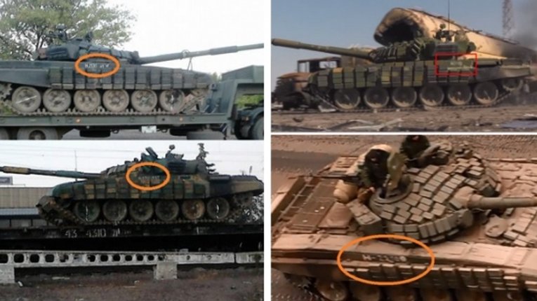 З`явилися докази російського походження техніки і танків, які рухаються під Донецьком