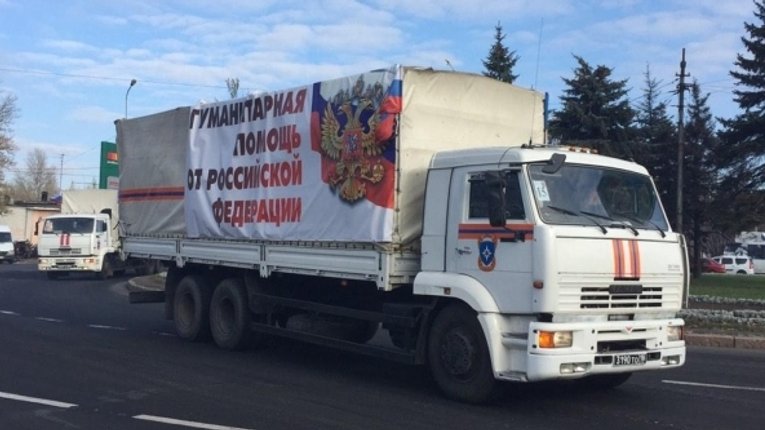 Восьмий російський «гумконвой» прибуде на Донбас у неділю