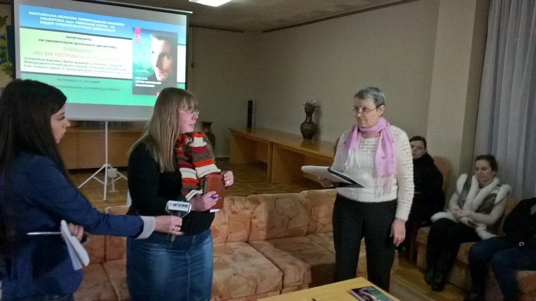 Письменниця Ольга Кийко презентувала перший іронічний роман про Полтаву