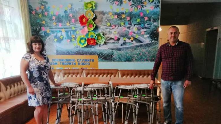 Нові засоби реабілітації з'явились у Гребінківському центрі соціального обслуговування