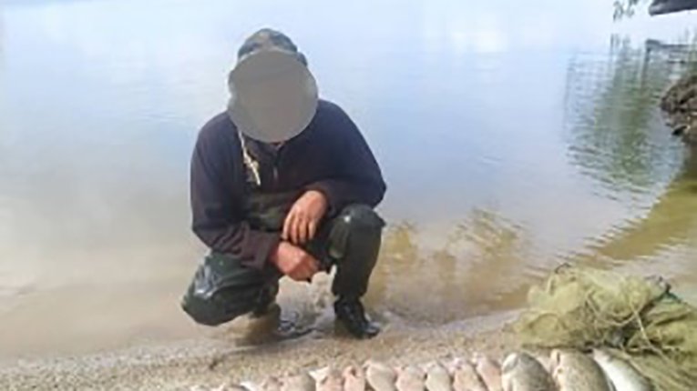 Поодинокі мешканці Полтавщини продовжують незаконно виловлювати рибу