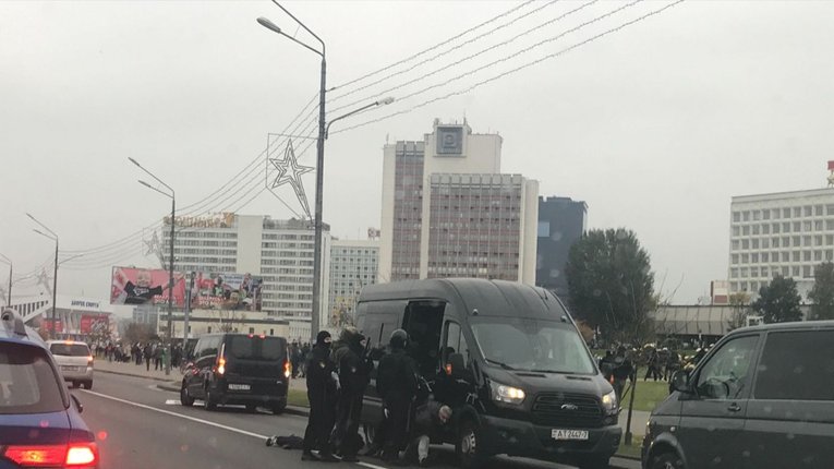 У Мінську почалися затримання протестувальників
