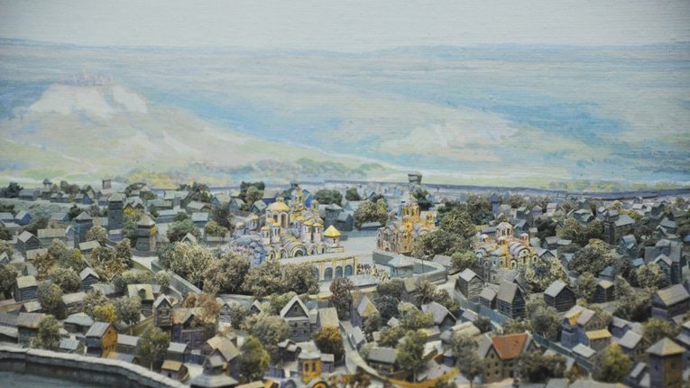 Макет Києва часів князя Ярослава Мудрого