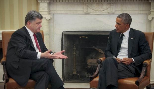 Про що говорили під час зустрічі Обама та Порошенко