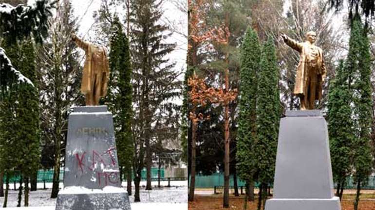 На Полтавщині відновили 5-метрового Леніна. Всупереч вказівки губернатора зносити «совдепію»