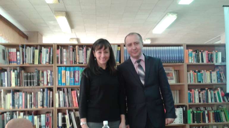 У Полтаві побувала віце-консул США Джейн Гірс, яка зустрілася зі студентами та викладачами полтавських ВУЗів