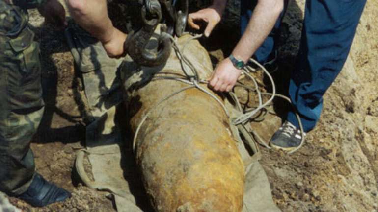 На Полтавщині виявили 250-кілограмову бомбу