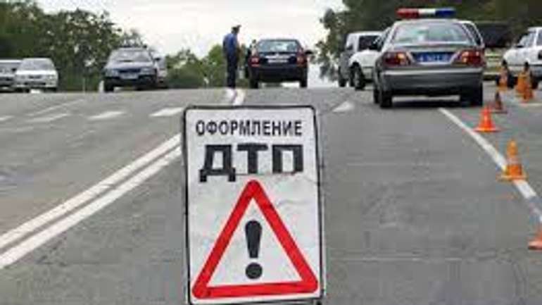 Аварія в Полтаві біля ТРЦ "Київ"