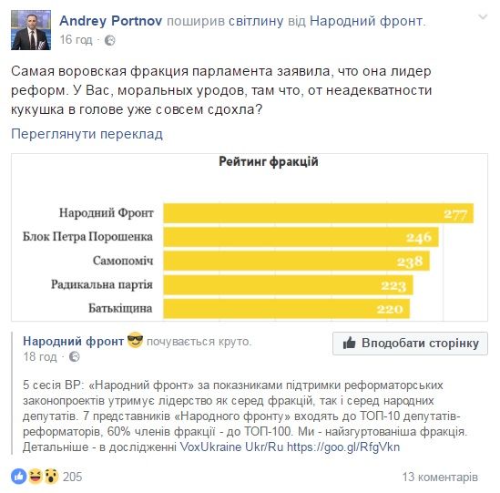 Портнов: Найбільш злодійкувата фракція проголосила себе лідером реформ_1