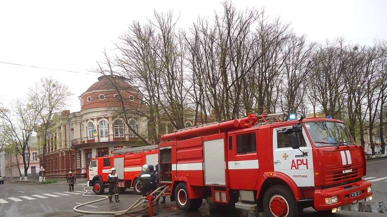 Сьогодні в Полтавському обласному архіві сталася пожежа