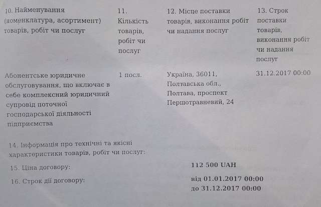 Ректор ПолтНТУ Онищенко прикарманив 112,5 тис. грн на договорі про юридичні послуги_10