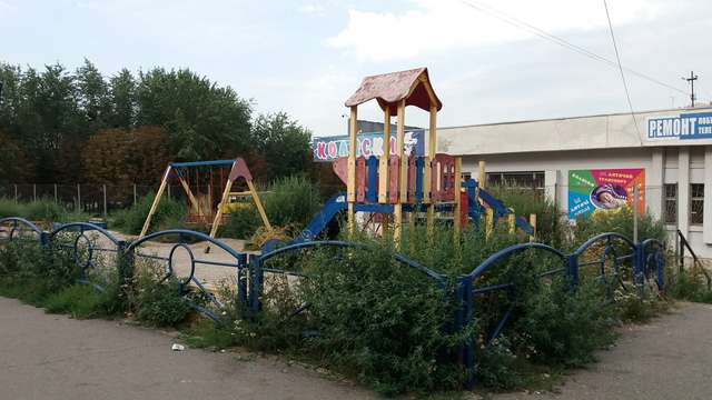 Полтавські дитячи майданчики поступово захоплюють бур’ян та амброзія_1