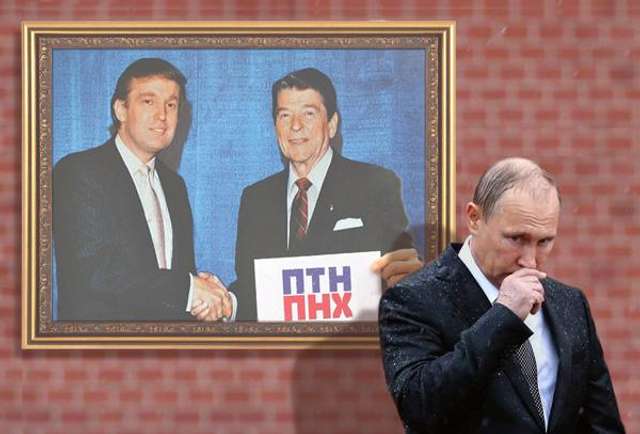 ЗМІ посмішили серією фотожаб про Путіна і «встающую с колен Россию» _18
