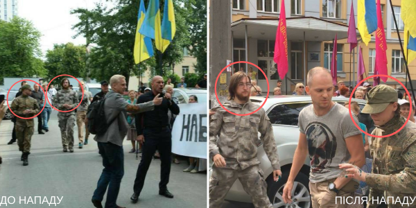 Поліція не складала протоколів щодо підозрюваних в обливанні Шабуніна зеленкою під САП_9