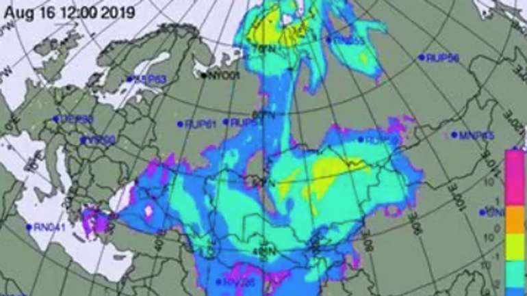 ​У небі над Україною помітили радіаційну хмару