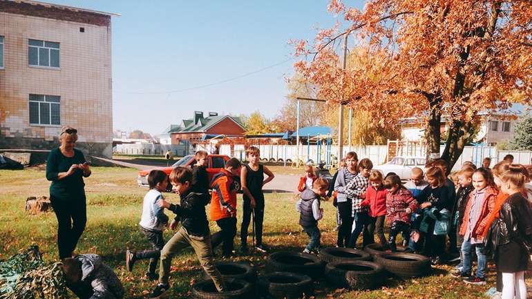 Вихованці Щербанівського ліцею на Полтавщині змагались у патріотичному квесті