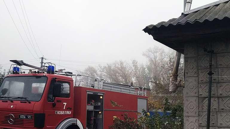 У Кобеляках загасили пожежу у житловому будинку